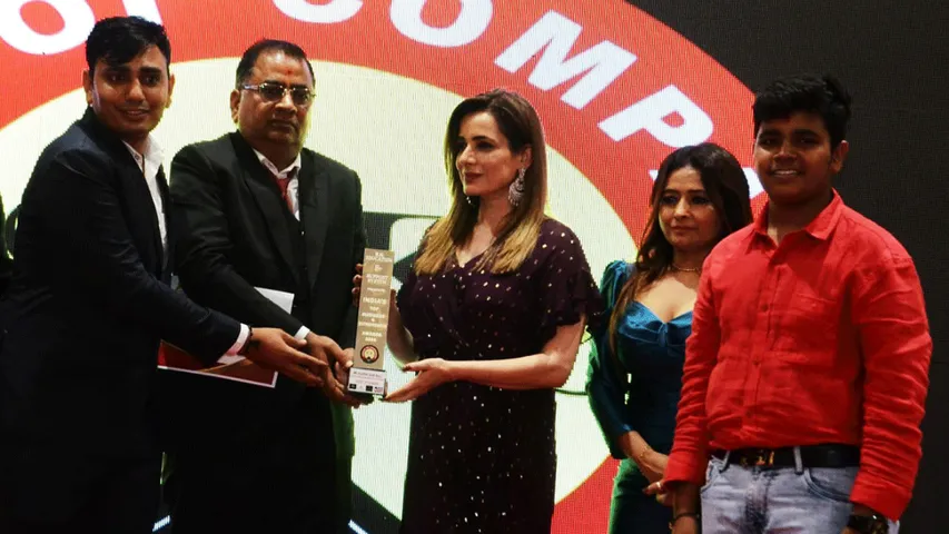 ETAR Vision of India Founder Karnaramji Mali Honored by Neelam Kothari