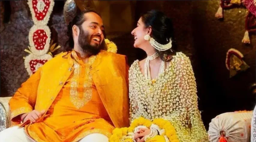 Anant Ambani’s Eco-Chic Look at his Haldi Ceremony