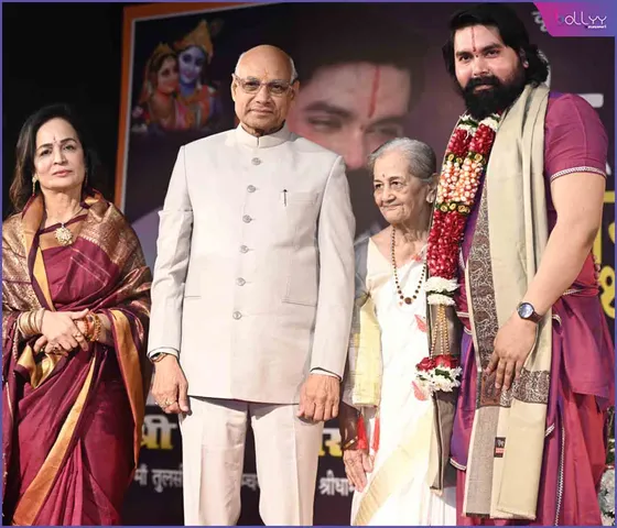 Smita Thackeray,Ramesh Bais,Chitra & Tulsi Ji Maharaj