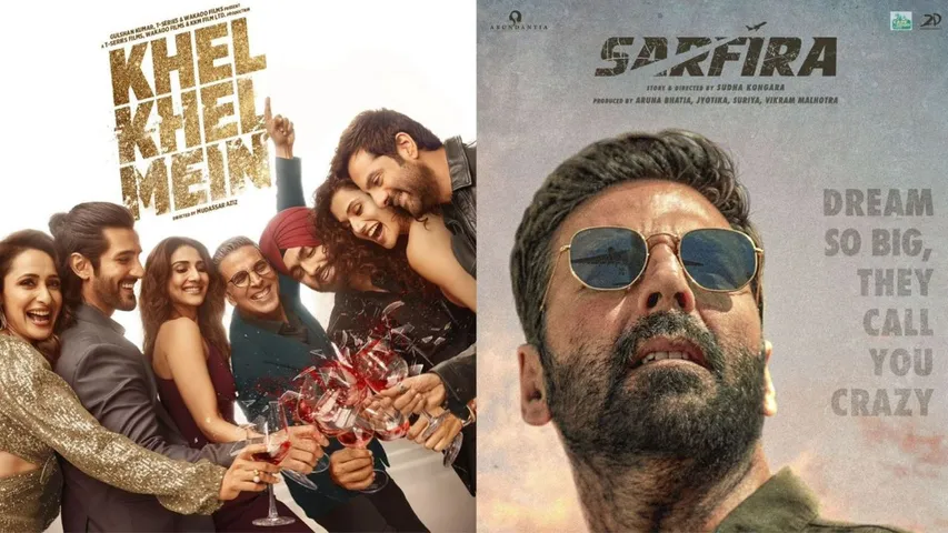Akshay Kumar's Sarfira & Khel Khel Mein Dominate OTT Viewership