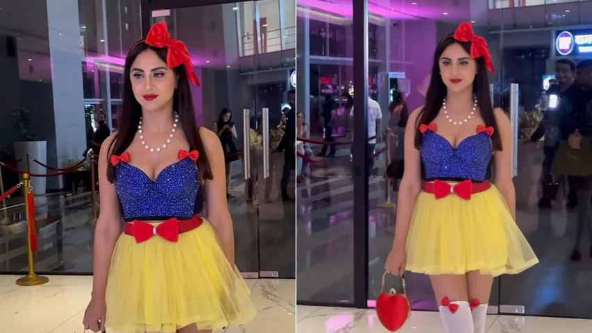 Krystle Dsouza Becomes Snow White for Halloween Party in Viral Video