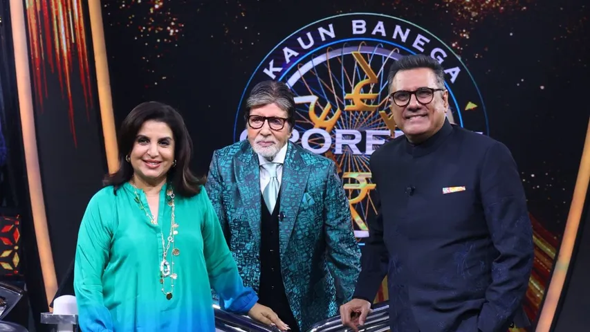 Farah Khan and Boman Irani's Film Pitch 'Jab Tak Bachchan' on KBC 16