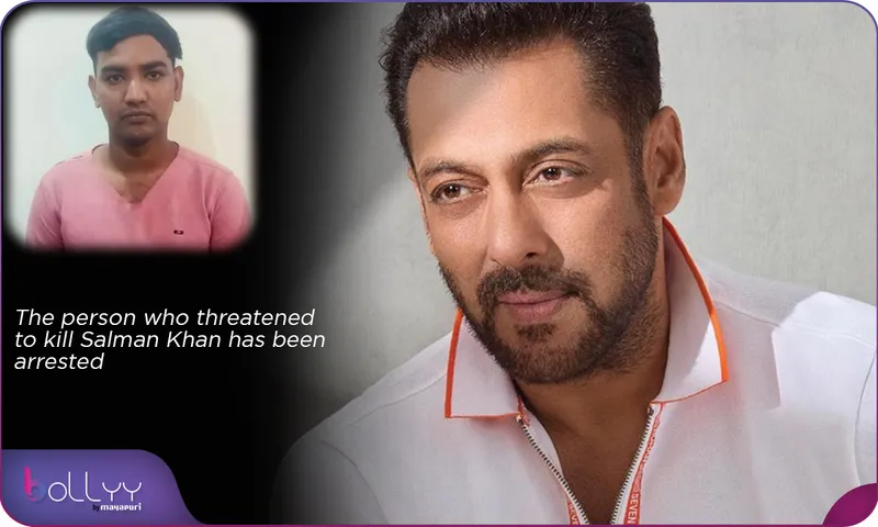 The person who threatened to kill Salman Khan has been arrested