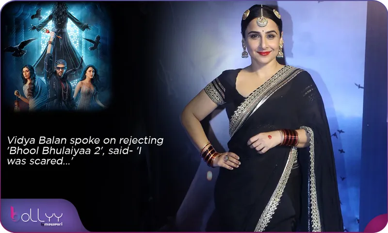 Vidya Balan spoke on rejecting 'Bhool Bhulaiyaa 2', said- 'I was scared...'