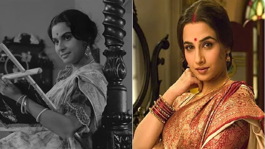 Vidya Balan's face also resembles Satyajit Ray's favorite actress Madhobi Mukherjee