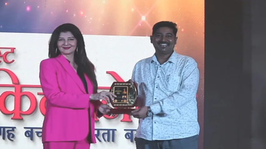 Dr. Krishna Chouhan honored with National Impact Award 2024 by Sangeeta Bijlani