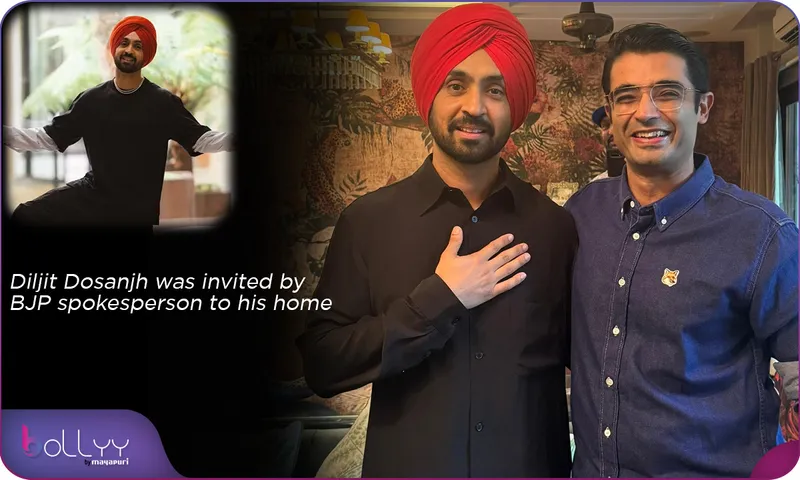 Diljit Dosanjh was invited by BJP spokesperson to his home