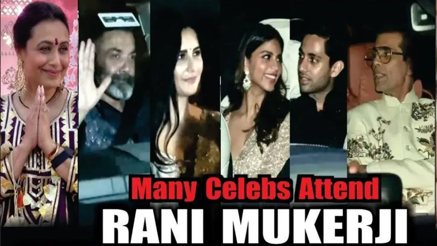 Rani Mukerji's Star-Studded Diwali Party Shilpa, Raj, Suhana Attend