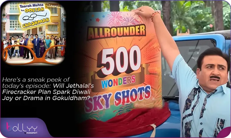 Jethalal’s Firecracker Plan Spark Diwali Joy or Drama in Gokuldham