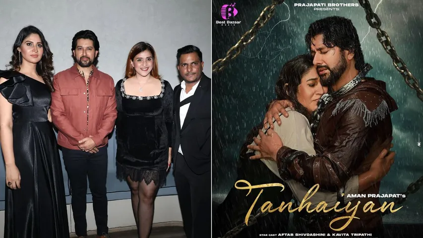 Aftab Shivdasani's bitter-sweet romance with Kavita Tripathi in 'OG' song Tanhaiyan launched at glittering event ! 