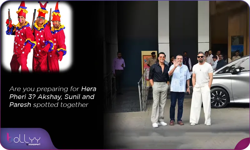 Are you preparing for Hera Pheri 3? Akshay, Sunil and Paresh spotted together