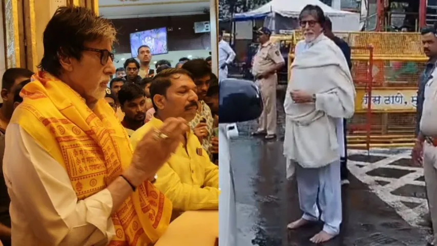 Amitabh Bachchan Visits Siddhivinayak and Babulnath, Shares Experience
