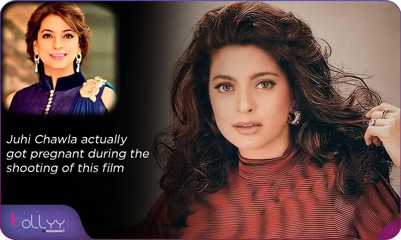 Juhi Chawla actually got pregnant during the shooting of this film