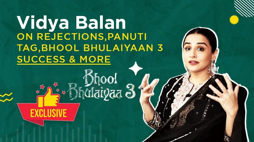 I was given the 'bad luck' tag, says Vidya Balan