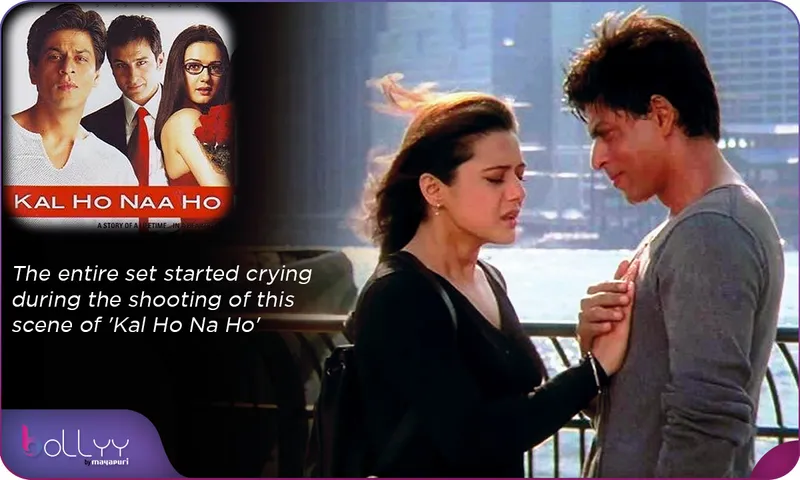 The entire set started crying during the shooting of this scene of 'Kal Ho Na Ho'