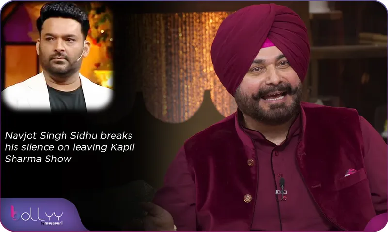 Navjot Singh Sidhu breaks his silence on leaving Kapil Sharma Show