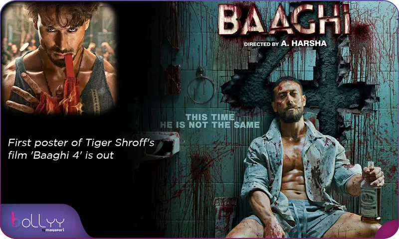 First poster of Tiger Shroff's film 'Baaghi 4' is out