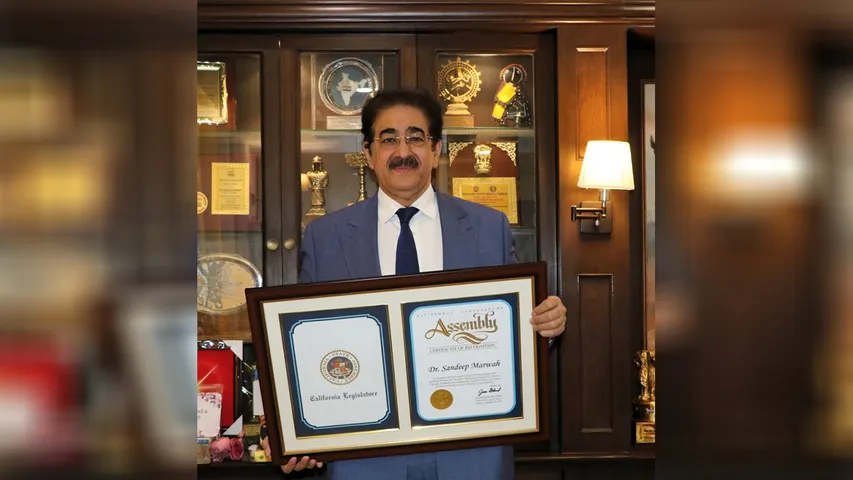 Sandeep Marwah Honored by California State Assembly for HOPEBLIT Work