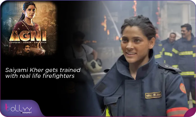 Saiyami Kher gets trained with real life firefighters