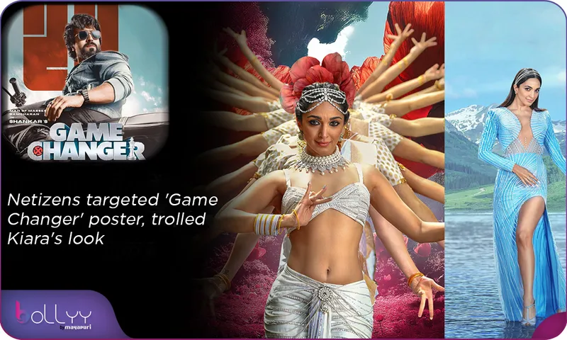Netizens targeted 'Game Changer' poster, trolled Kiara's look