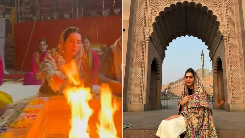 Raashii Khanna Celebrates Birthday at Kashi Vishwanath, Shares Moments