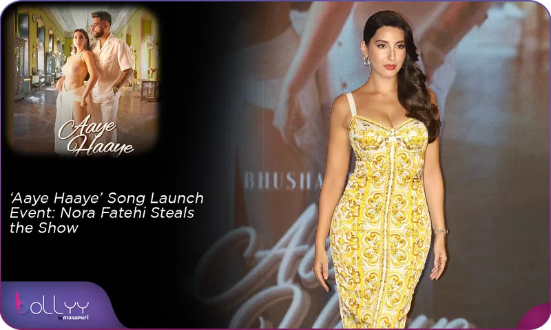 ‘Aaye Haaye’ Song Launch Event Nora Fatehi Steals the Show (1)