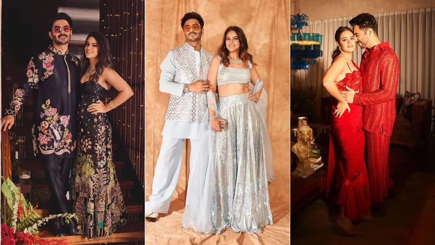 Aparshakti Khurrana & Aakriti Ahuja Stun with Top Wedding Looks