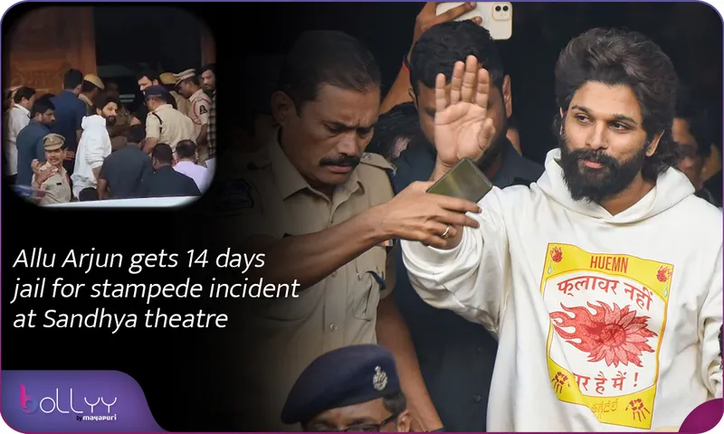 Allu Arjun gets 14 days jail for stampede incident at Sandhya theatre