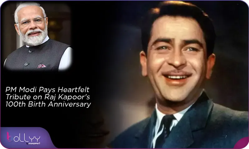 PM Modi Pays Heartfelt Tribute on Raj Kapoor's 100th Birth Anniversary