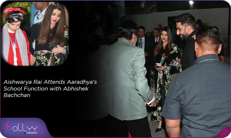 Aishwarya Rai Attends Aaradhya's School Function with Abhishek Bachchan