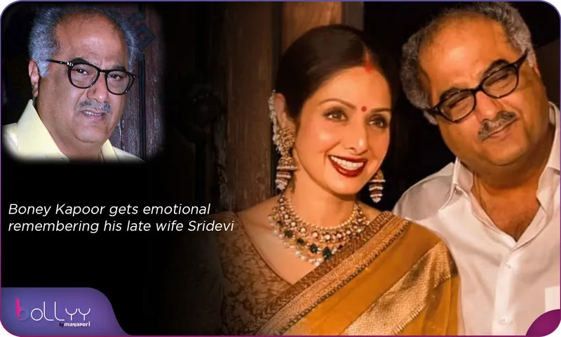 Boney Kapoor gets emotional remembering his late wife Sridevi