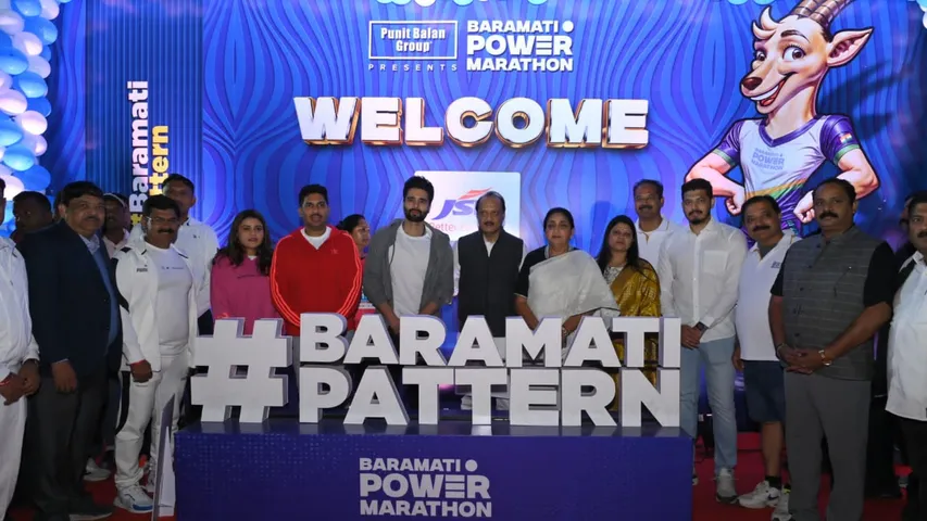 Jackky Bhagnani Shares Inspirational Words at Baramati Power Marathon