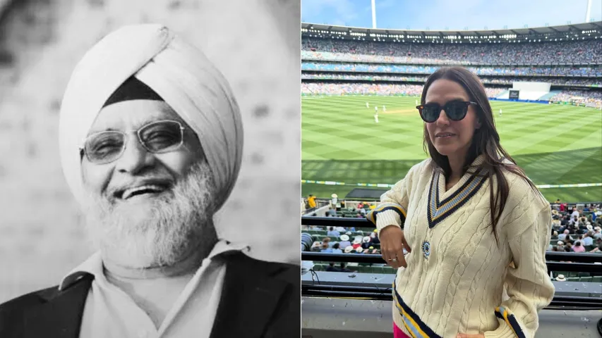 Neha Dhupia Pays Tribute to Bishan Singh Bedi ‘A Warmth in His Sweater’ (1)
