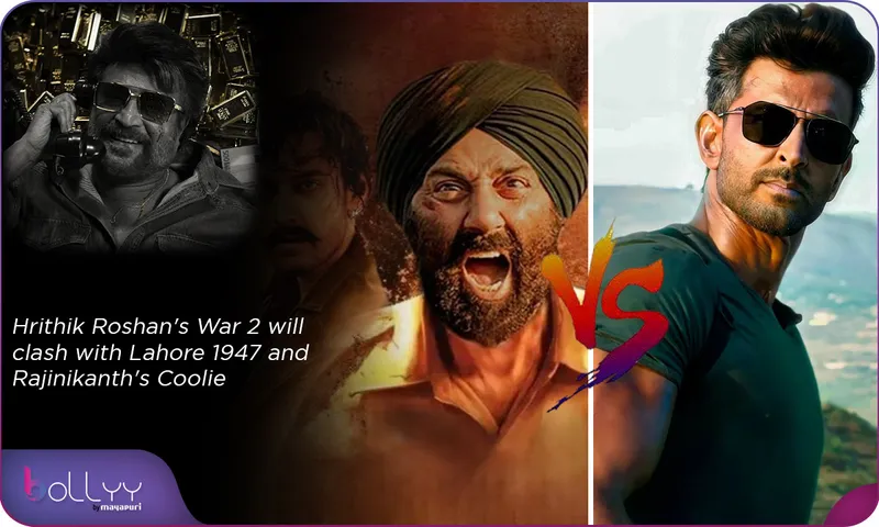 Hrithik Roshan's War 2 will clash with Lahore 1947 and Rajinikanth's Coolie
