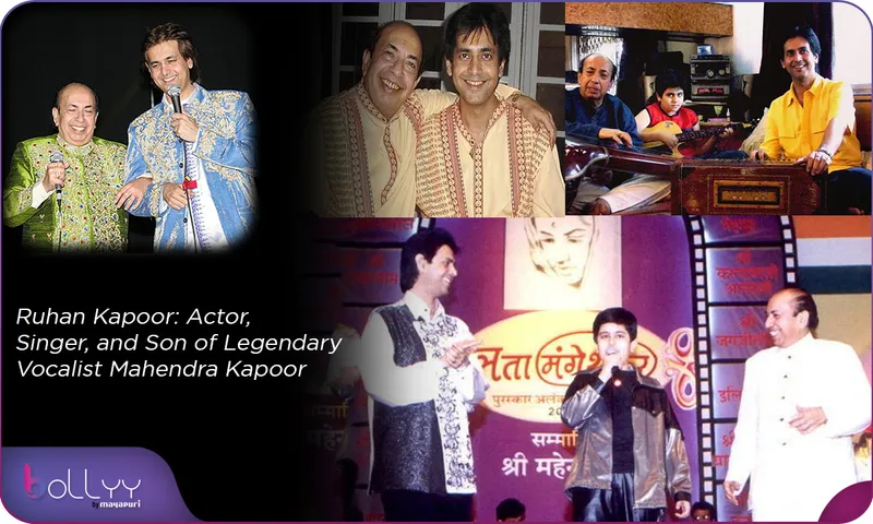Ruhan Kapoor Actor, Singer, and Son of Legendary Vocalist Mahendra Kapoor