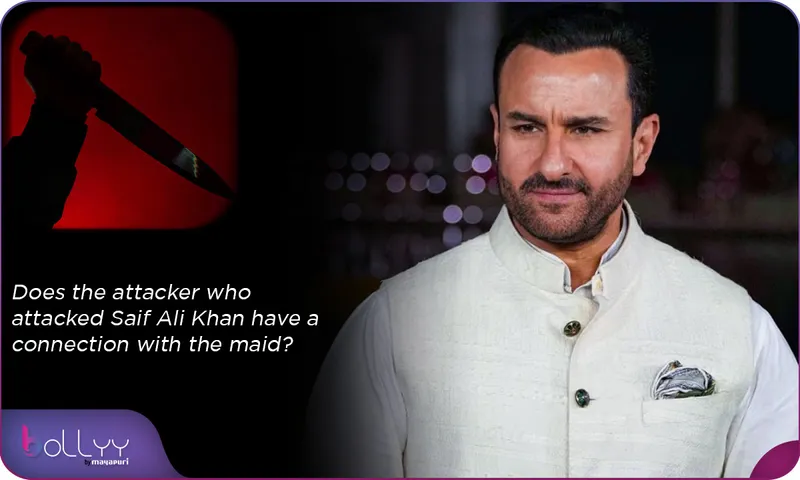 Does the attacker who attacked Saif Ali Khan have a connection with the maid