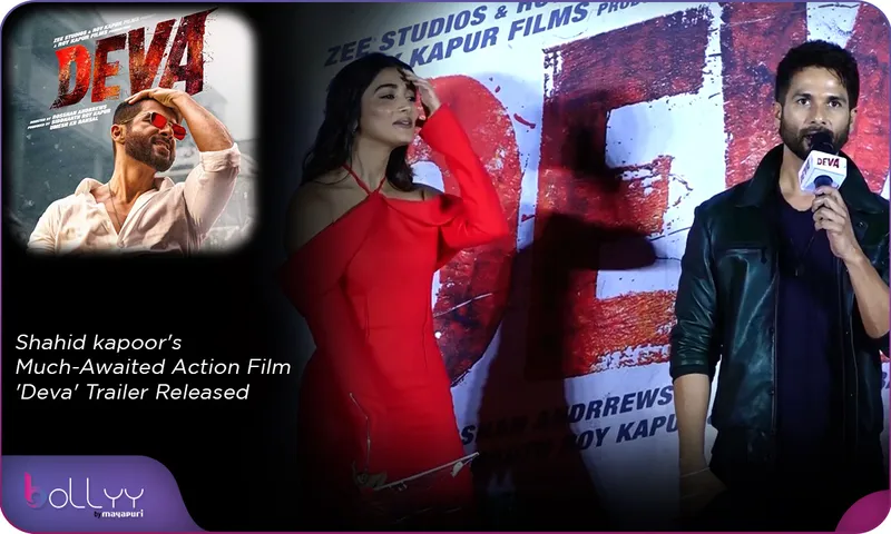 Shahid kapoor's Much-Awaited Action Film 'Deva' Trailer Released