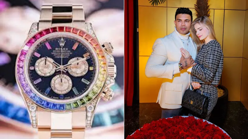 Sahil Khan now joins a rare league of elite Indians who can boast of owning this rare Rolex Rainbow watch.