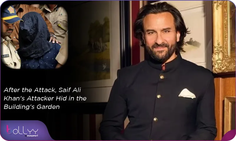  After the Attack, Saif Ali Khan's Attacker Hid in the Building's Garden