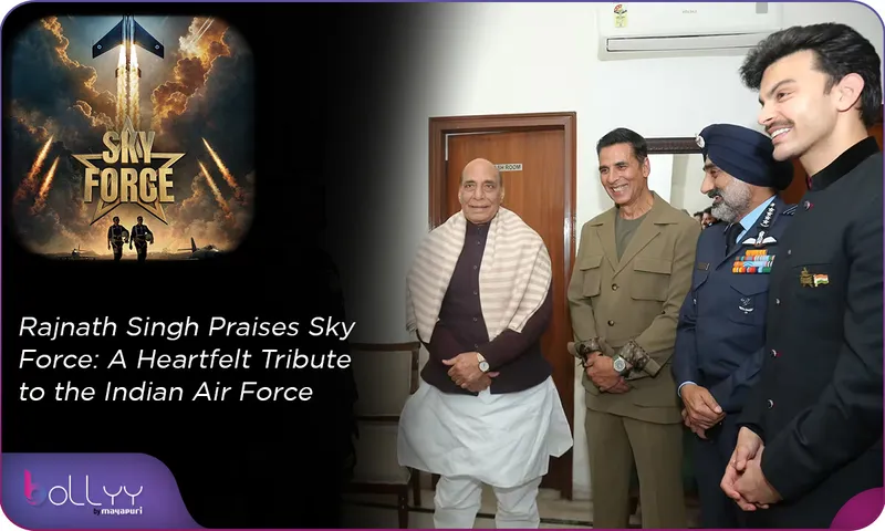Rajnath Singh Praises Sky Force A Heartfelt Tribute to the Indian Air Force