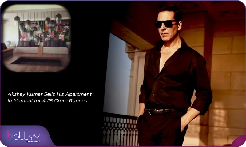 Akshay Kumar Sells His Apartment in Mumbai for 4.25 Crore Rupees