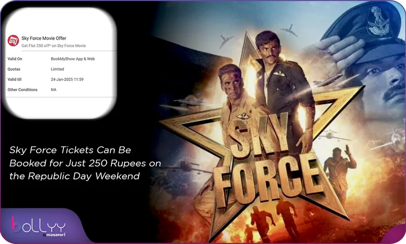 Sky Force Tickets Can Be Booked for Just 250 Rupees on the Republic Day Weekend