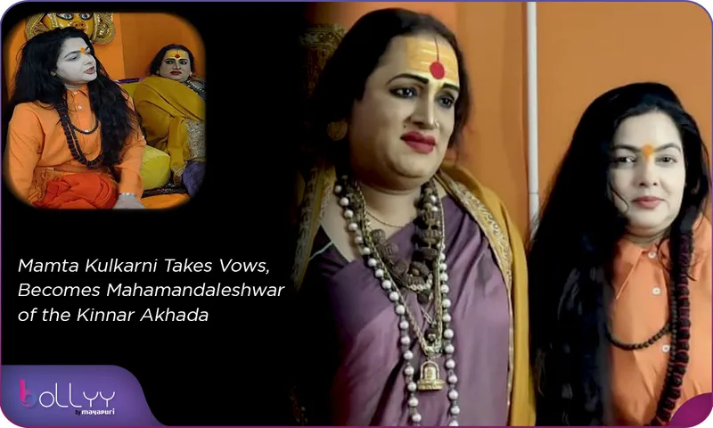 Mamta Kulkarni Takes Vows, Becomes Mahamandaleshwar of the Kinnar Akhada