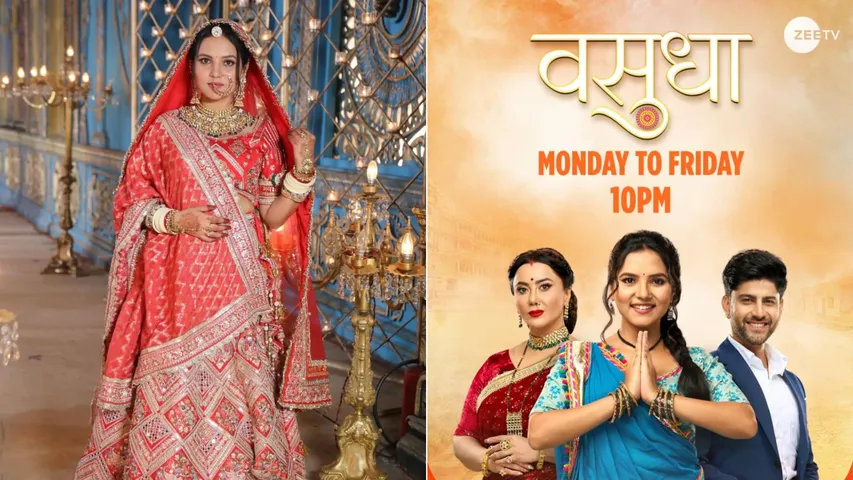 Priya Thakur stuns fans in a jaw-droppingly gorgeous 16 kg bridal outfit for Zee TV’s Vasudha