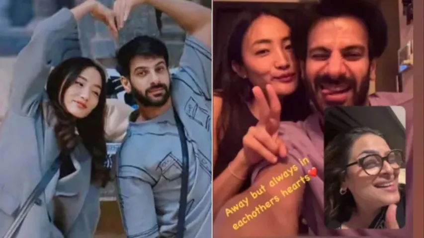 Bigg Boss 18 Fame Shilpa Shirodkar Video Calls Chum Darang & Karan Veer Mehra