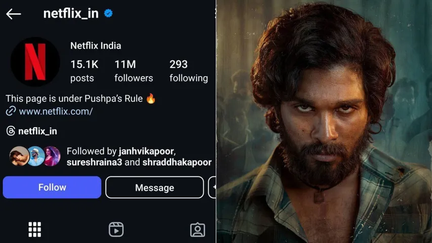 The Page is under Pushpa's Rule! Allu Arjun's Pushpa 2 The Rule takes over Netflix Bio!
