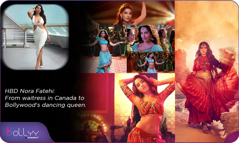 HBD Nora Fatehi From waitress in Canada to Bollywood's dancing queen.