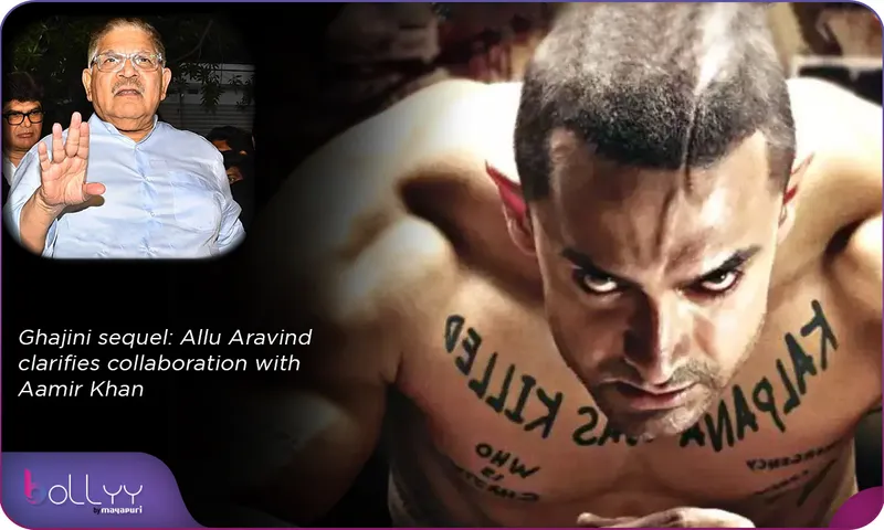 Ghajini sequel Allu Aravind clarifies collaboration with Aamir Khan