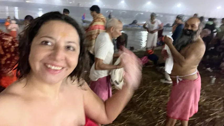 Gioconda Vessichelli Shares Her True Kumbh Mela Experience with Naga Babas