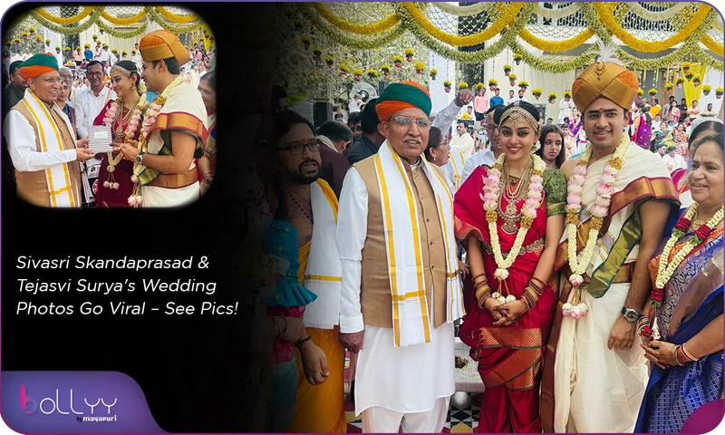 Sivasri Skandaprasad & Tejasvi Surya's Wedding Photos Go Viral – See Pics!